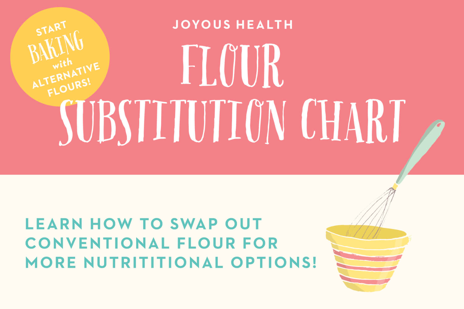 Flour To Coconut Flour Conversion Chart